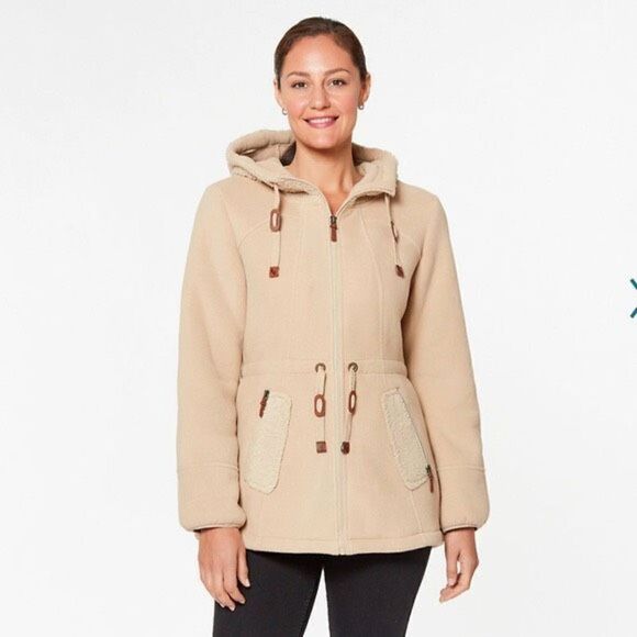 Koolaburra by Ugg Women's Long-Sleeve Outerwear Jacket Doe Tan Small - Picture 6 of 7